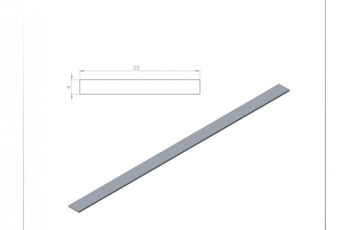 25 x 4 Plate Profile