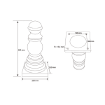 470 mm FRP Sınır Elemanı