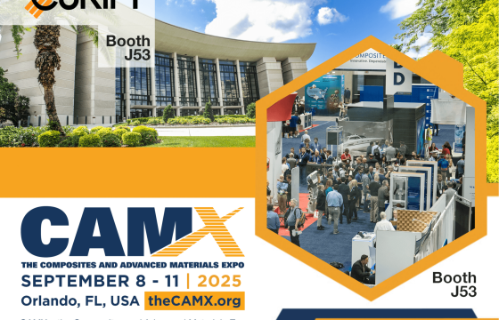 We'll be at the CAMX 2025 Composites & Advanced Materials Show in North America from September 8th to 11th!