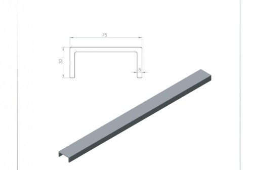 75 x 32 x 5 mm