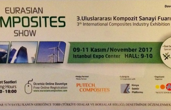We are participating in the 3rd International Composite Industry Fair