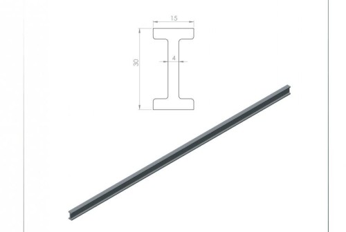 30 x 15 x 4 I-H Profile
