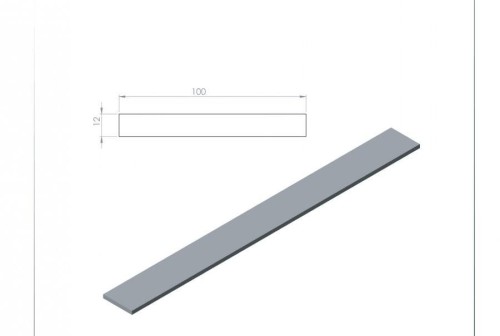 100 x 12 Plate Profile