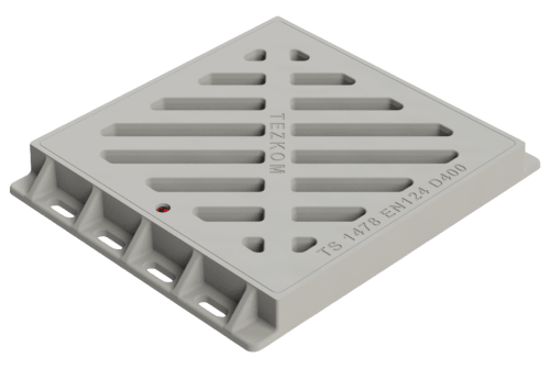 570 x 570 x 60 Channel Grille