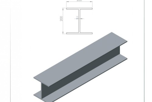 200 x 200 x 10 I-H Profil